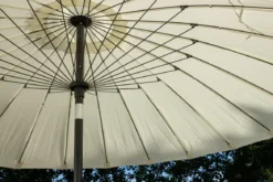 Garten Sonnenschirm Palma – Ø270 cm verfügbar in Weiß, Schwarz, Grau und Blau