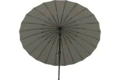 Garten Sonnenschirm Palma – Ø270 cm verfügbar in Weiß, Schwarz, Grau und Blau