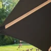 Garten Sonnenschirm Valenza – Ø250 cm in Schwarz oder Weiß