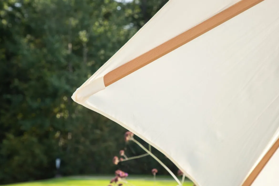 Garten Sonnenschirm Valenza – Ø250 cm in Schwarz oder Weiß