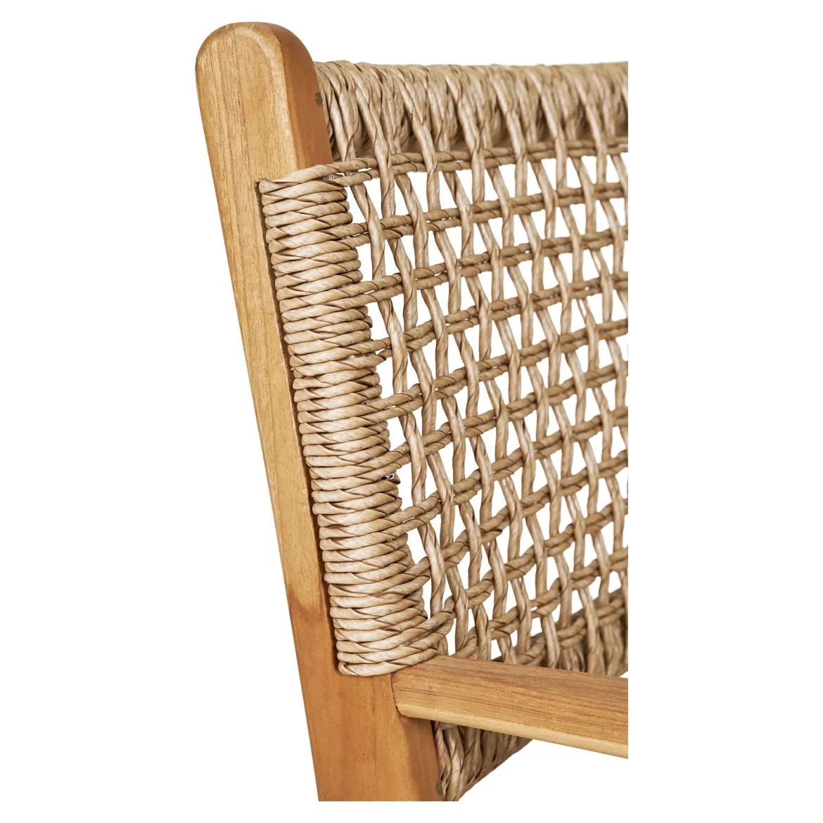 Gartenstuhl Capri mit Armlehne aus Teakholz