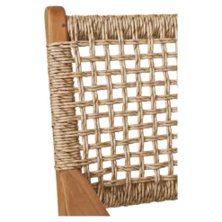 Gartenstuhl Capri mit Armlehne aus Teakholz