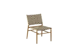 Gartenstuhl Carla - aus Rattan in Beige und Brauntönen