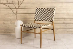 Gartenstuhl Carla - aus Rattan in Beige und Brauntönen