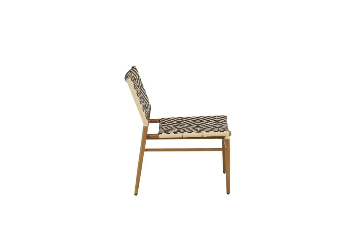 Gartenstuhl Carla - aus Rattan in Beige und Brauntönen