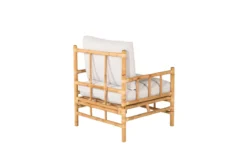Gartenstuhl Conny - aus Rattan in Naturoptik inkl. Kissen