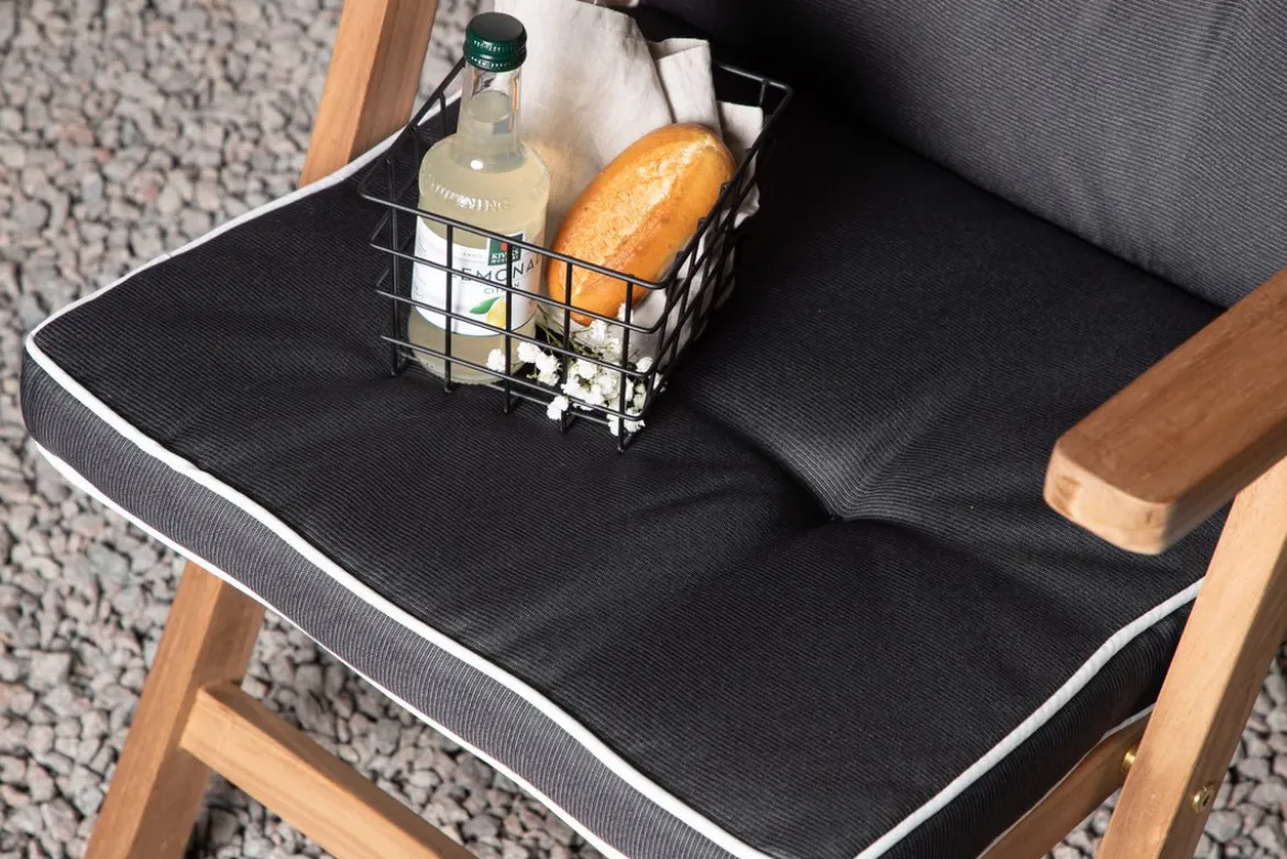 Garten Stuhlkissen Cosy - aus Polyester Grau
