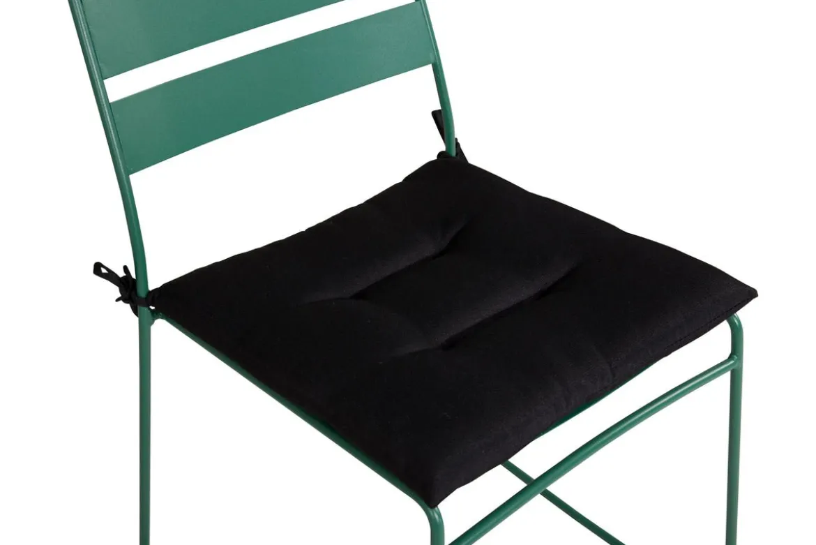 Garten Stuhlkissen Milo - aus Polyester Schwarz