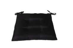 Garten Stuhlkissen Milo - aus Polyester Schwarz