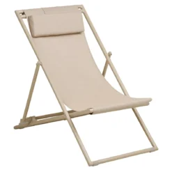 Gartenstuhl/Strandstuhl Solento – klappbar mit 4-fach verstellbarer Rückenlehne