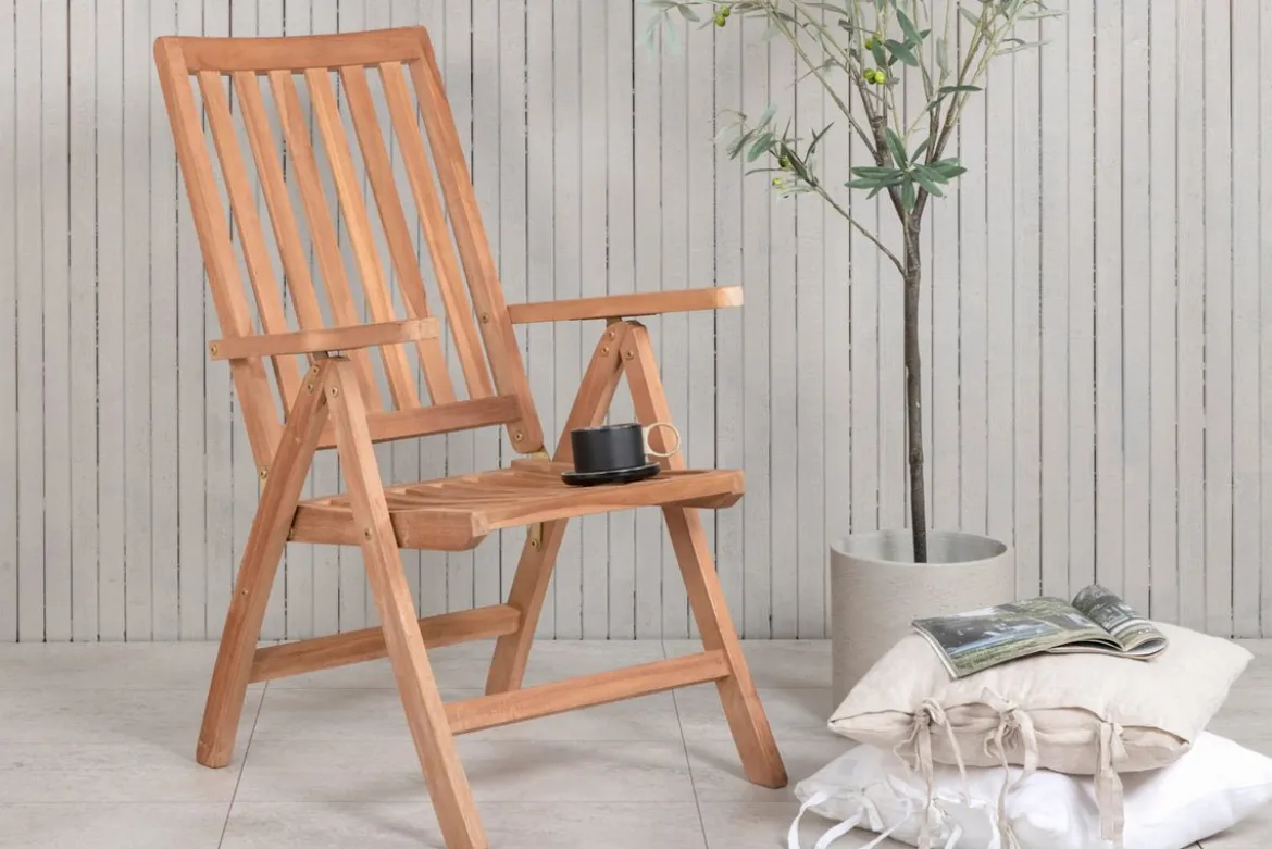 Gartenstuhl Taki - aus Teakholz in Naturoptik