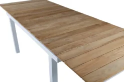 Gartentisch Caimana - ein ausziehbarer Esstisch mit edler Teakholzplatte