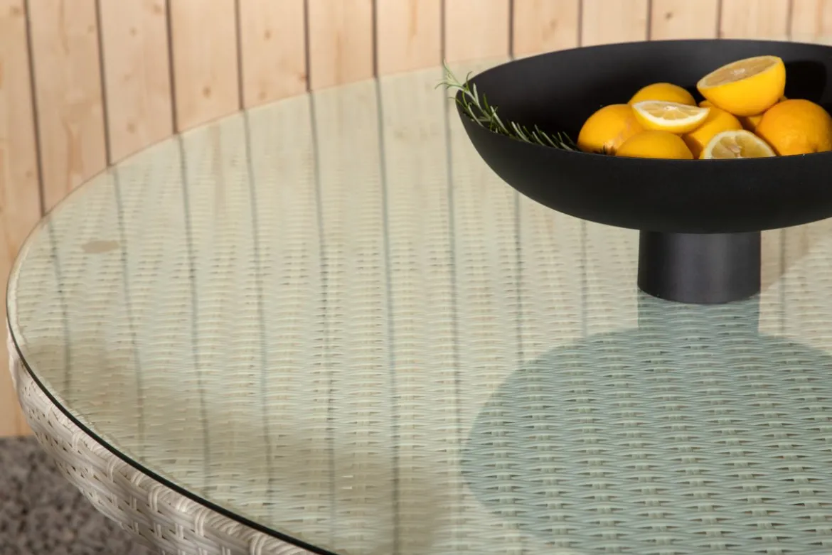 Gartentisch Eluno - das moderne Design schafft eine gemütliche Atmosphäre