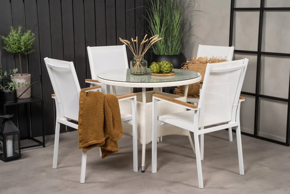 Gartentisch Eluno - das moderne Design schafft eine gemütliche Atmosphäre