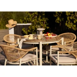 Garten-Tischlampe „Norvara“ – wetterfest für Balkon & Outdoor-Bereich