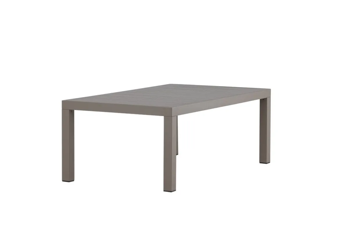 Gartentisch Lior - Rechteckiger Esstisch aus Aluminium in 2 Farben
