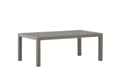 Gartentisch Lior - Rechteckiger Esstisch aus Aluminium in 2 Farben
