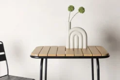 Gartentisch Lyon - Beistelltisch mit Akazienholz-Platte
