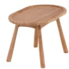 Gartentisch Maji - ein Beistelltisch in ovaler Form aus Teakholz