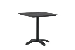Gartentisch Malani - pflegeleichter quadratischer Tisch aus robustem Aluminium und Aintwood