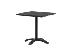 Gartentisch Malani - pflegeleichter quadratischer Tisch aus robustem Aluminium und Aintwood