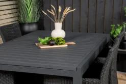 Gartentisch Nohani - ausziehbarer Esstisch gefertigt aus robustem Aluminium