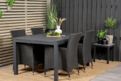 Gartentisch Nohani - ausziehbarer Esstisch gefertigt aus robustem Aluminium