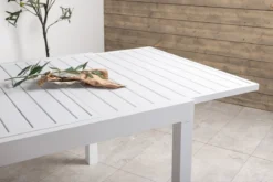 Gartentisch Nohani - ausziehbarer Esstisch gefertigt aus robustem Aluminium