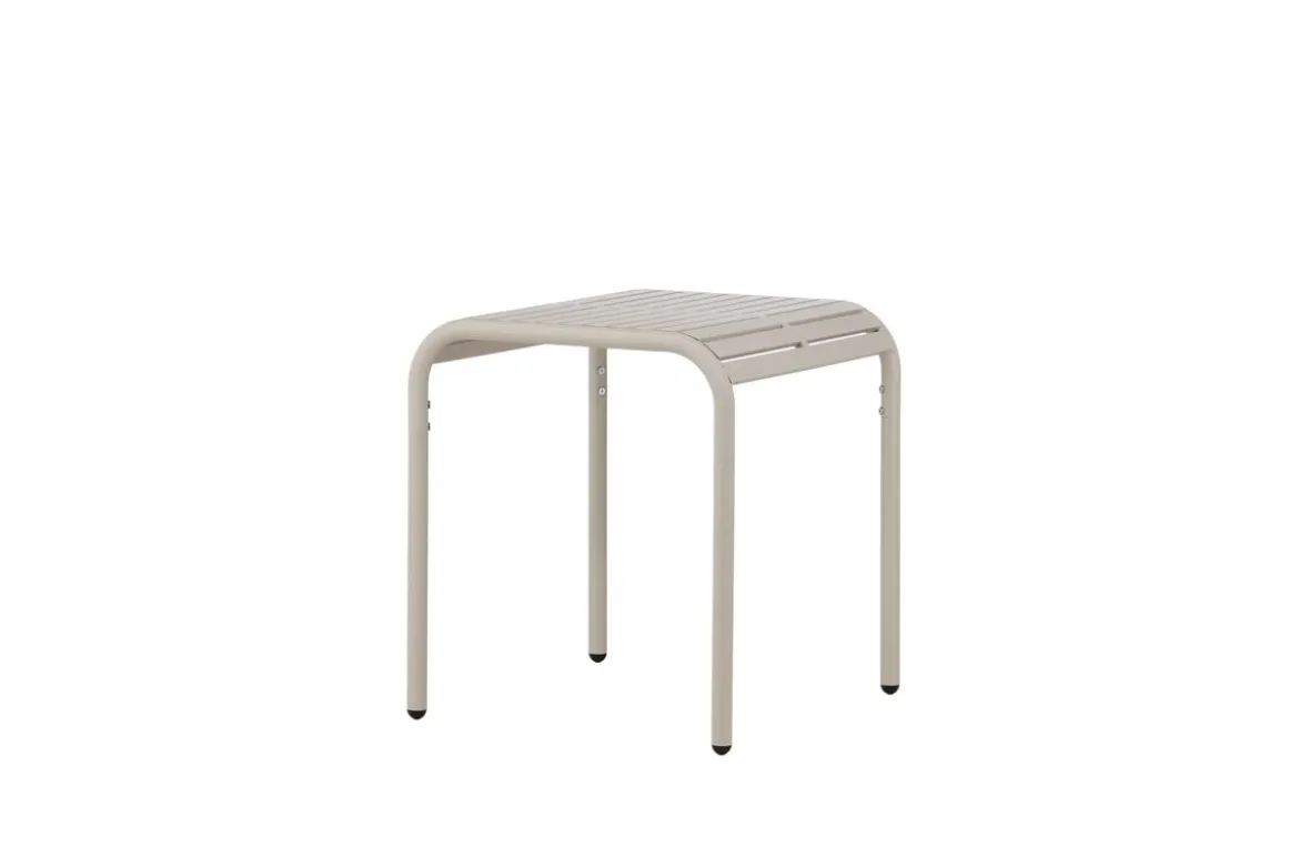 Gartentisch Tehani - leichter, beiger Cafétisch aus Aluminium