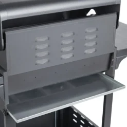Gasgrill BarbecuePro XL – 3-Brenner Grillwagen mit Warmhalterost