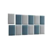 Gepolstertes Wandpaneel - Set Samt 180x100 cm