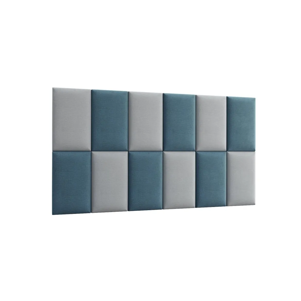 Gepolstertes Wandpaneel - Set Samt 180x100 cm