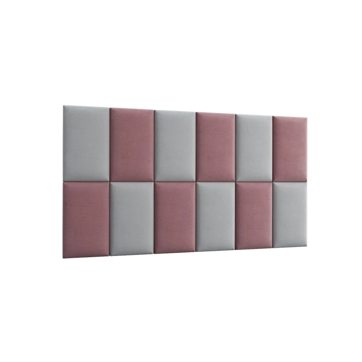 Gepolstertes Wandpaneel - Set Samt 180x100 cm