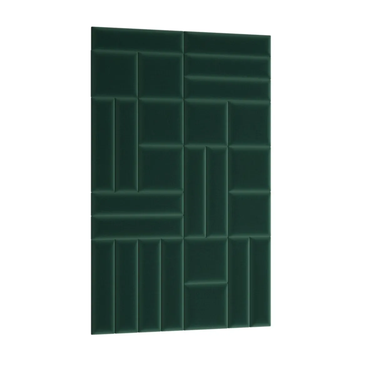 Gepolstertes Wandpaneel - Set Samt 120x195 cm