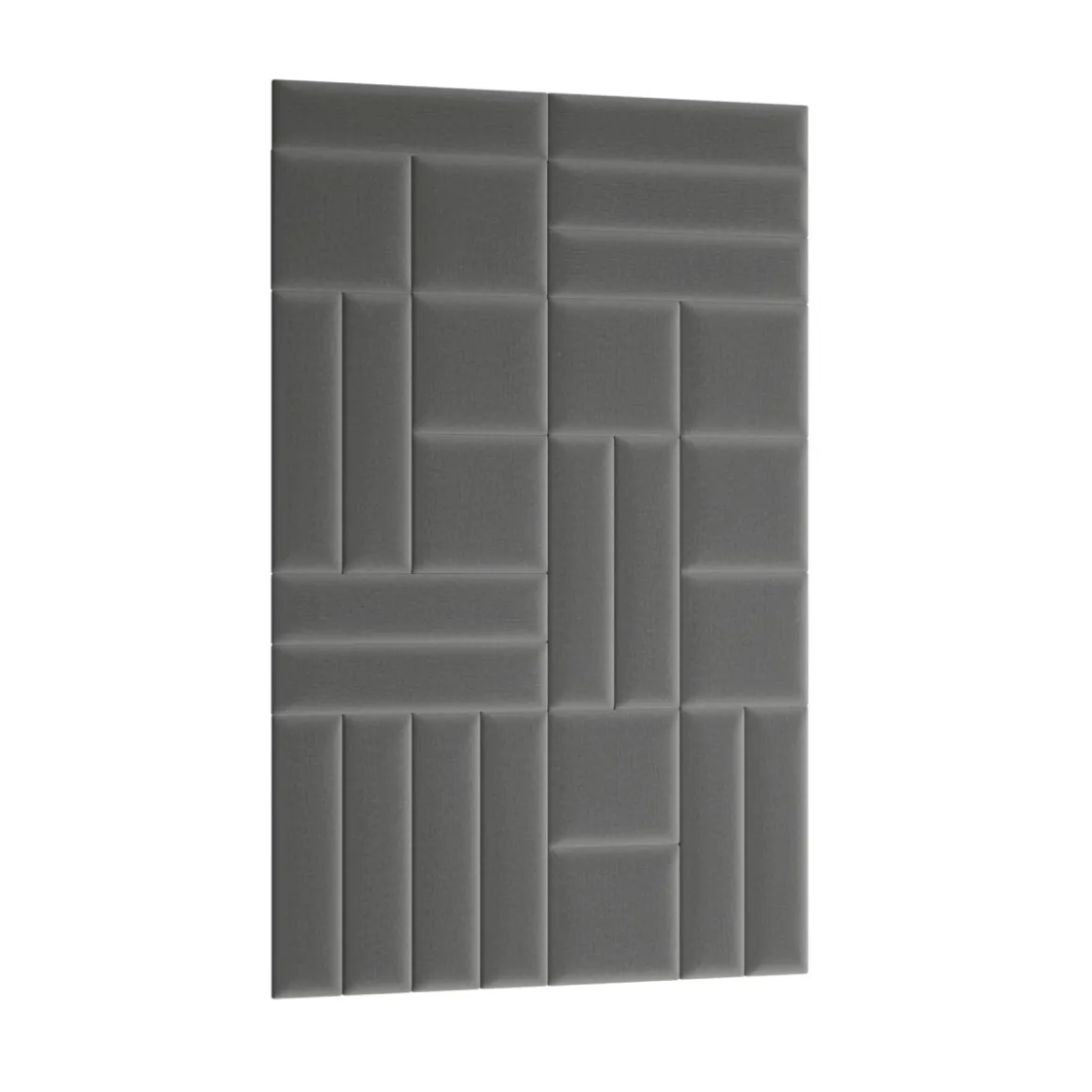 Gepolstertes Wandpaneel - Set Samt 120x195 cm