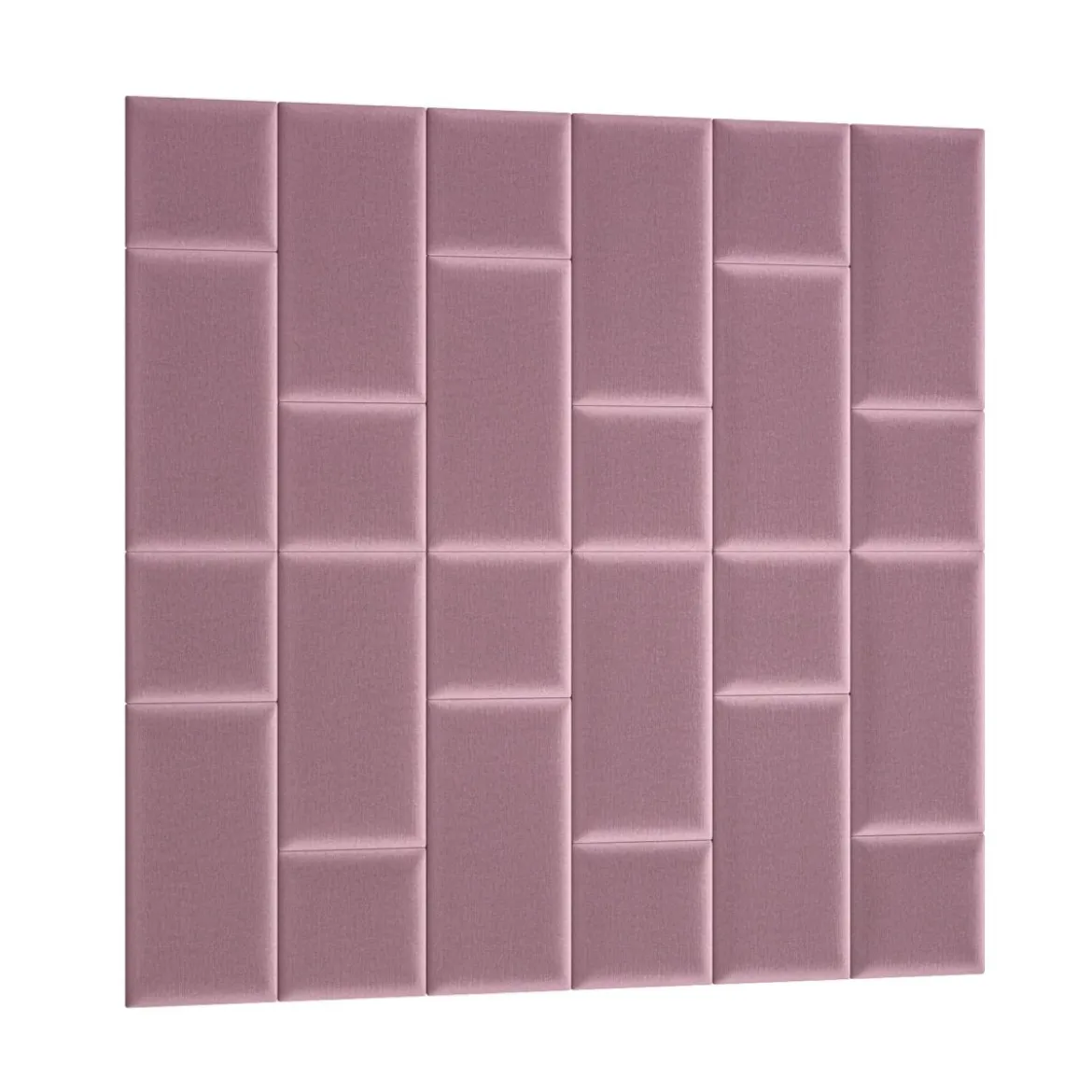 Gepolstertes Wandpaneel - Set Samt 180x180 cm