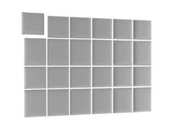 Gepolstertes Wandpaneel - Set Samt 240x180 cm