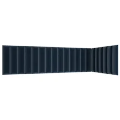 Gepolstertes Wandpaneel - Set Samt 210x90x60 cm
