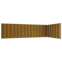 Gepolstertes Wandpaneel - Set Samt 210x90x60 cm