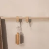 Handtuchhalter Vana – minimalistisch, rund oder eckig, drei Breiten