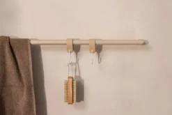 Handtuchhalter Vana – minimalistisch, rund oder eckig, drei Breiten