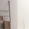Handtuchleiter / Garderobe Lazaro – Minimalistisches Design in Schwarz