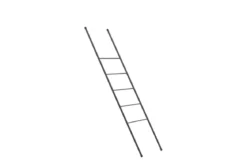 Handtuchleiter / Garderobe Lazaro – Minimalistisches Design in Schwarz