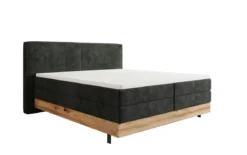 Holzbett/Boxspringbett Nero mit Stauraum in Cord