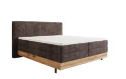Holzbett/Boxspringbett Nero mit Stauraum in Cord