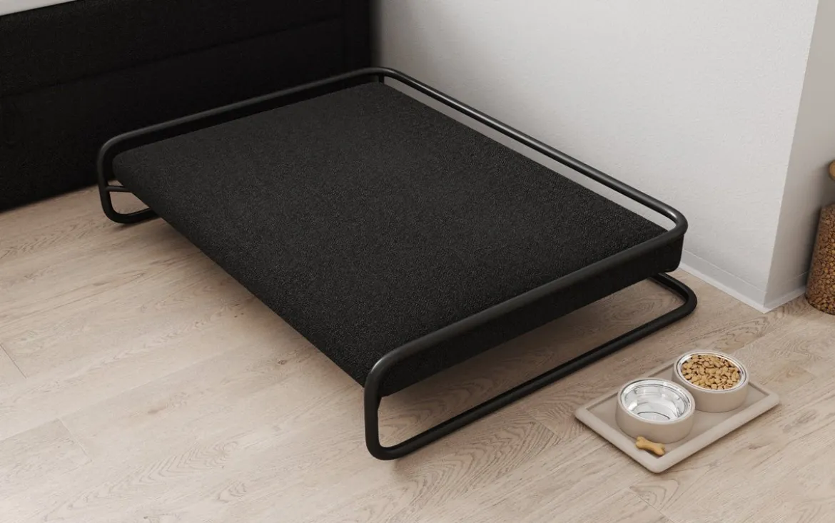 Hundebett Arlo 110×80cm in Bouclé