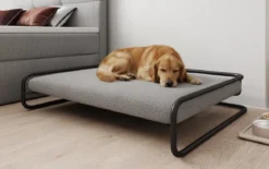 Hundebett Arlo 110×80cm in Bouclé
