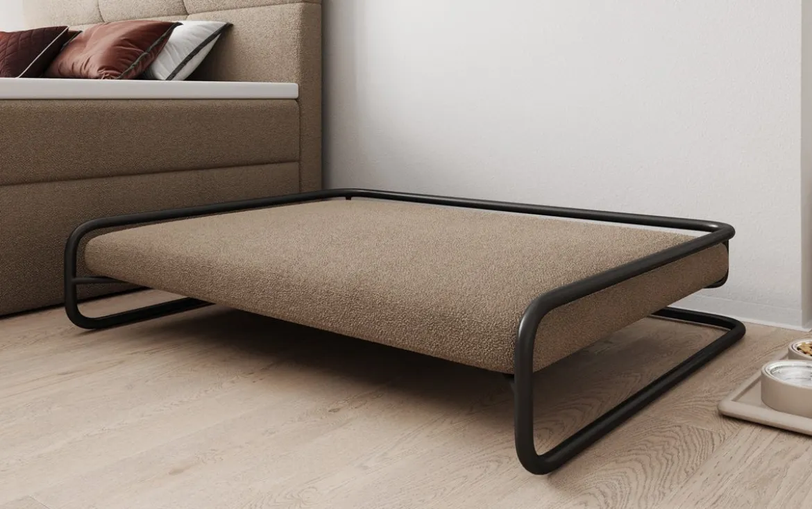Hundebett Arlo 110×80cm in Bouclé