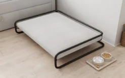 Hundebett Arlo 110×80cm in Bouclé