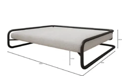 Hundebett Arlo 80 × 100 cm in Bouclé